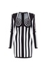 Balmain Dress with striped pattern