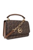 Michael Michael Kors Delancey Logo Plaque Shoulder Bag