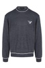 Emporio Armani Eagle Jacquard Crewneck Jumper