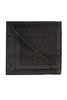 Ferragamo Gancini Patterned Fringed Edge Scarf