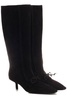 Burberry Storm Square-Toe Knee-High Boots