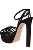 Aquazzura Flow Plateau Heeled Sandals