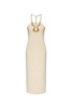 Cult Gaia Valma Plunging Neck Midi Dress