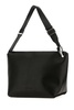 Jw Anderson Woman Black Leather Jwa Corner Bag Crossbody Bag