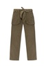 High-waist Belted Cargo Trousers Pants