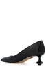 Toy sculpted-heel leather heeled courts