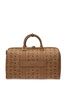 MCM Ottomar All-Over Logo Patterned Zip-Up Holdall