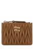 Miu Miu Logo-Lettering Zipped Cardholder