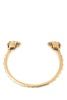 Alexander McQueen Twin Skull Cuff Bracelet