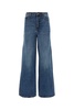 Self-Portrait Mide-Rise Wide-Leg Jeans