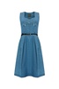 Givenchy Sleeveless Belted Denim Dress