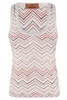 Missoni Zigzag Sequin-Embellished Scoop Neck Tank Top