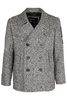 Neil Barrett Double Breasted Slim Fit Peacoat