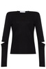 Helmut Lang Astro Crewneck Cut-Out Top