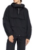 Helmut Lang Zip Detailed High Neck Hooded Jacket