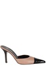 Paris Texas Two-Tone Pointed-Toe Mules