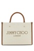 Jimmy Choo Woman Sand Canvas Avenue S Handbag