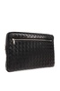 Bottega Veneta Intrecciato Zipped Clutch Bag