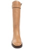 Tory Burch Double T Round-Toe Knee-High Boots