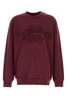 Burgundy cotton sweatshirt