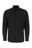 Prada Man Black Stretch Poplin Shirt