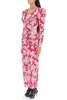 Alessandra Rich Rose Printed Long Dress