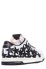 Amiri Skel Round-Toe Lace-Up Sneakers