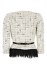 Elisabetta Franchi Tweed Embellished Jacket