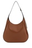 Prada Woman Brown Leather Large Shoulder Bag