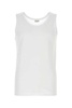 Dries Van Noten Man White Cotton Helio Tank Top