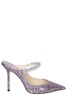 Jimmy Choo Bing 100 Glittered Embellished Mules