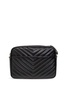 Saint Laurent Lou Zip-Up Quilted Crossbody Bag