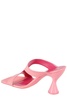 By Far Cut-Out Heeled Slip-On Sandals