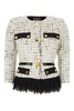 Elisabetta Franchi Tweed Embellished Jacket