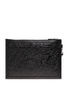 Versace Barocco Embossed Zipped Clutch Bag