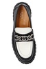 Gucci GG Plaque Contrasting Loafers