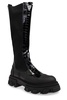 Ganni Embossed Knee-High Boots