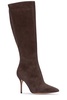 Manolo Blahnik Pointed-Toe Heeled Boots