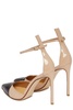 Francesco Russo  Two-Toned Ankle Strap Pumps