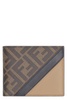 Fendi Contrasting Jacquard Bi-Fold Wallet