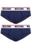 Moschino Logo Waistband 2-Pack Briefs