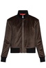 Balmain Monogrammed Zip-Up Bomber Jacket