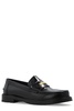 Moschino Logo Plaque Slip-On Loafers