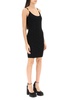 Black Knitted Dress With La Greca Motif All-Over In Viscose Woman