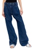 Anine Bing Carrie High-Waist Pleated Wide-Leg Jeans