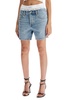 Alexander Wang Denim Shorts With Boxer Insert For Added