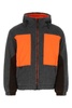 MSGM Zip-Up Long-Sleeved Hooded Jacket