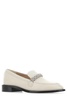 Stuart Weitzman Embellished Braided Detail Loafers