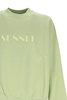 Sunnei Logo Embroidered Long-Sleeved Sweatshirt