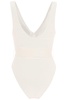 Tory Burch Miller Plunge One-Piece Swimsuit